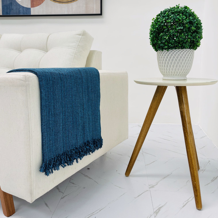 Manta Decorativa para Sofá Delicata