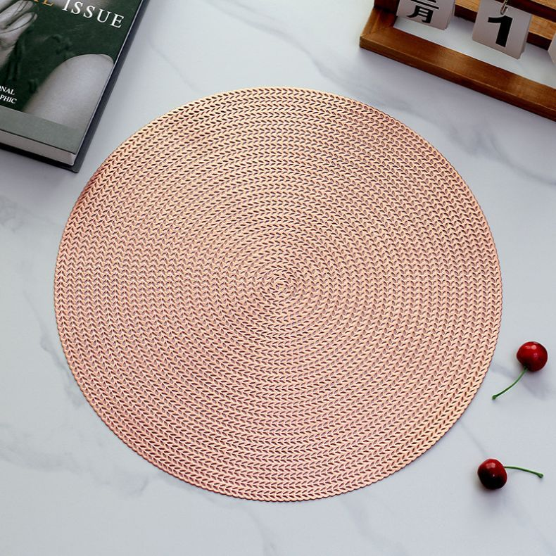 Jogo Americano Redondo de Luxo Casare — Kit com 4 ou 6 Unidades