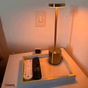 Luminária de Mesa Recarregável Sem Fio - Casare