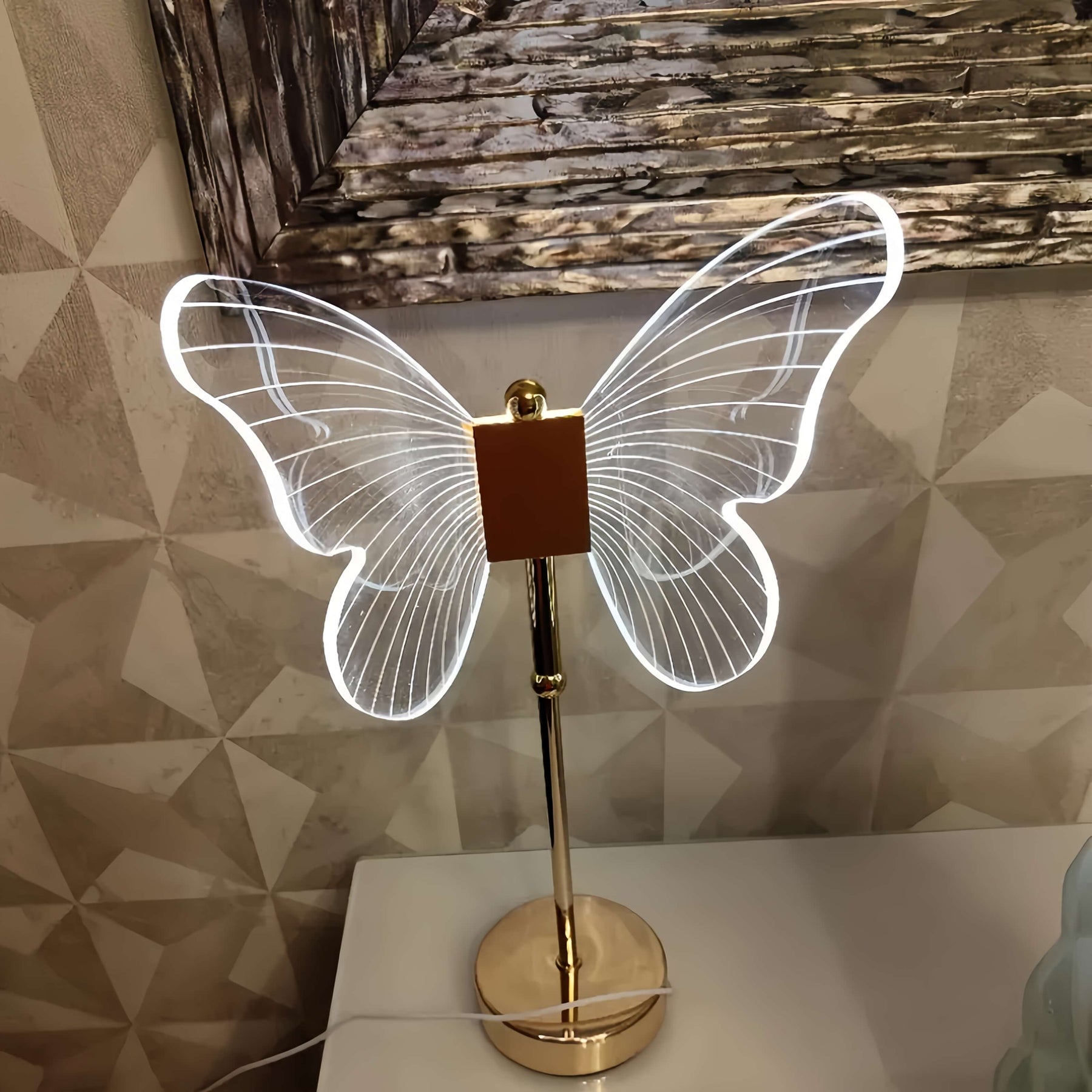 Luminária de Mesa Borboleta Encanto