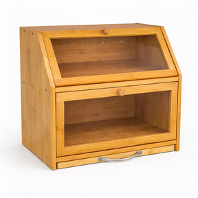 Porta-Pão Premium com Tábua de Corte Integrada