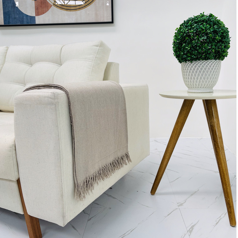 Manta Decorativa para Sofá Delicata