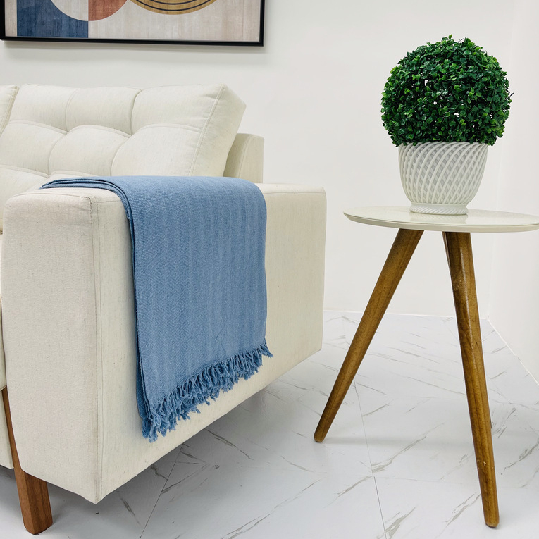 Manta Decorativa para Sofá Delicata